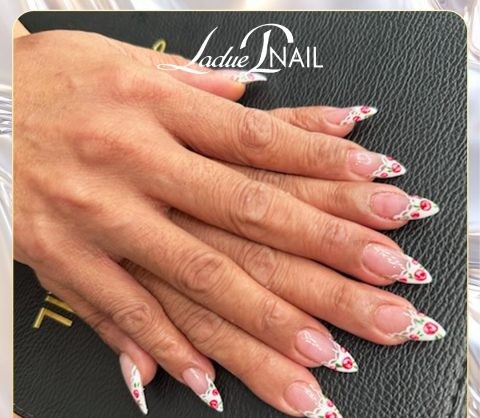 Nail-art set, real Ladue work